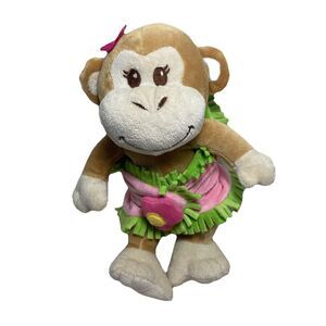 Fiesta Blanket Babies plush Monkey 11" jungle animal baby embroidered eyes Lovey